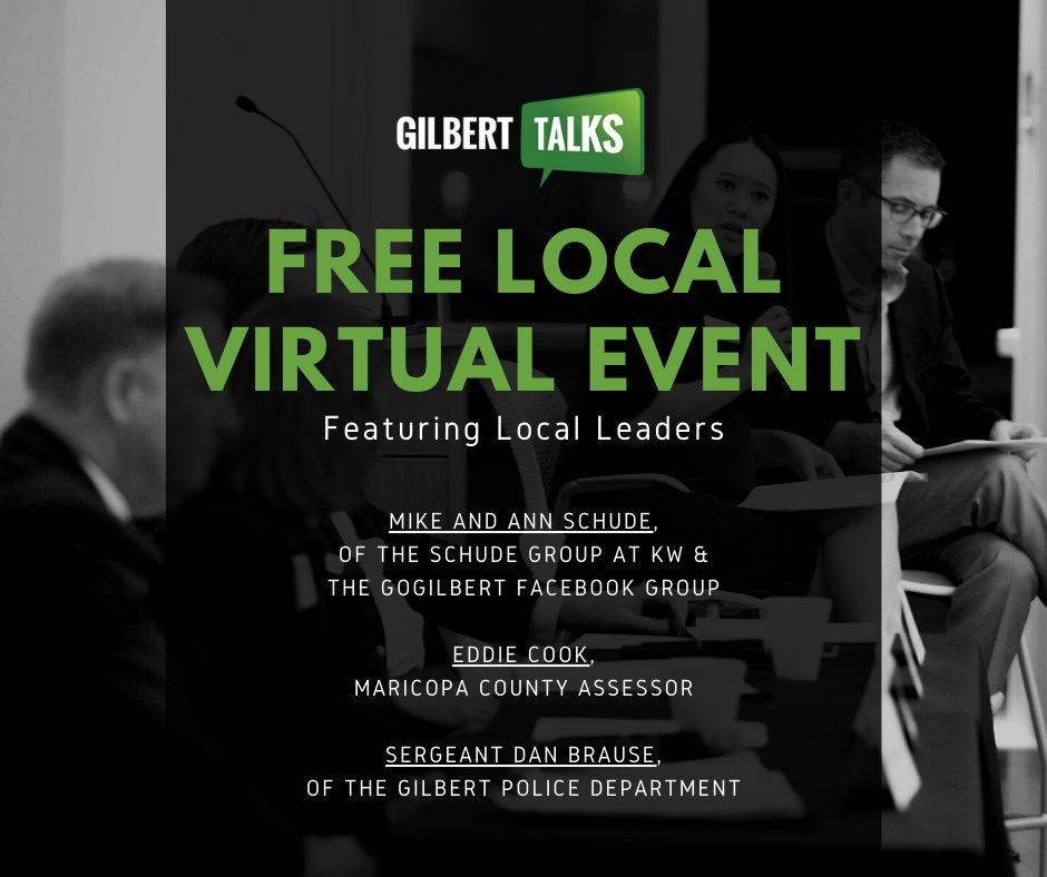 GilbertTalks's tweet photo. We are elated to announce our speakers for our Free Virtual Event on November 12th: “Don’t Hate. Communicate.” RVSP Today on Our Facebook Page. #gilbert #gilbertaz #motivation #virtuallearning #community #downtowngilbert #eastvalleyaz #socialgov #localgov https://t.co/ejskvOnUv9