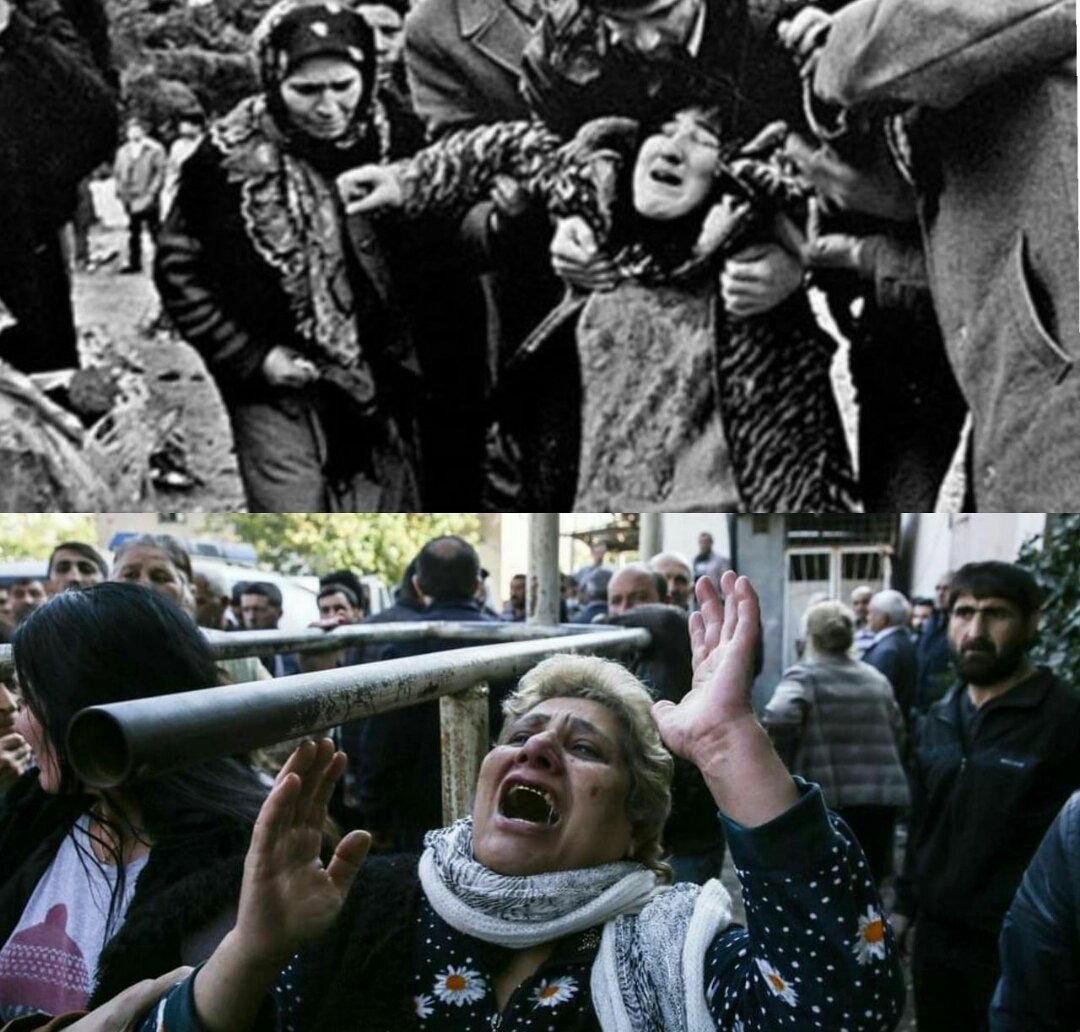 ❗Как долго мир будет молчать против этого террора?!Как долго будут страдать невинные люди?!Мир, открой глаза❗
#StopArmenianTerrorism
#StopArmenianAggression 
#PrayForGanja #KardashiansSupportTerrorism 
#KharabakhisAzerbaijan