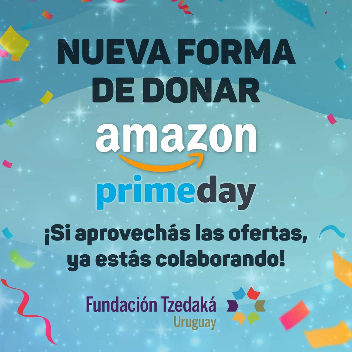 ¡Mañana martes 13 y el miércoles 14 de octubre podés ayudar a la Fundación, mientras aprovechás las ofertas del Prime Day de Amazon! 
Comprá en smile.amazon.com/ch/61-1931783 y AmazonSmile donará a la Fundacion Tzedaka!
#amazonsmile #tzedaka #donaciones #primeday #amazonprimeday