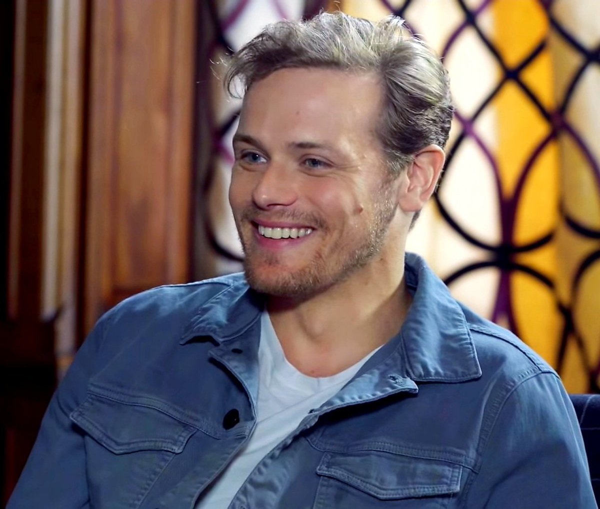 The perfect  #Samshine!!  #SamHeughan