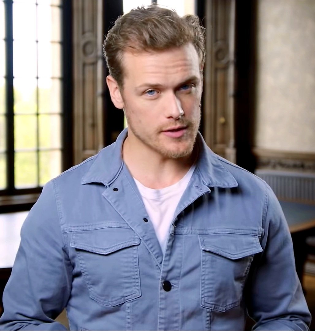 Perfection, the  #SamHeughan style!