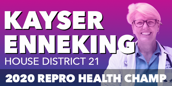 FLPPPAC's tweet photo. .@KayserEnneking is the only candidate in state House district 21 that supports access to reproductive health care and preventive health care services like affordable birth control. https://t.co/OLczie5jo0
