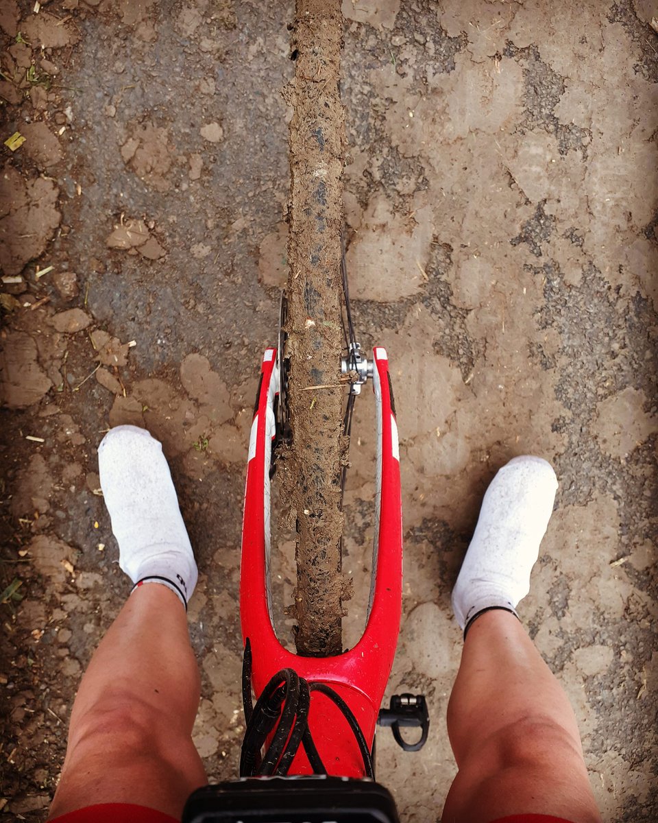 Today unexpectedly turned into a cyclo-cross session.