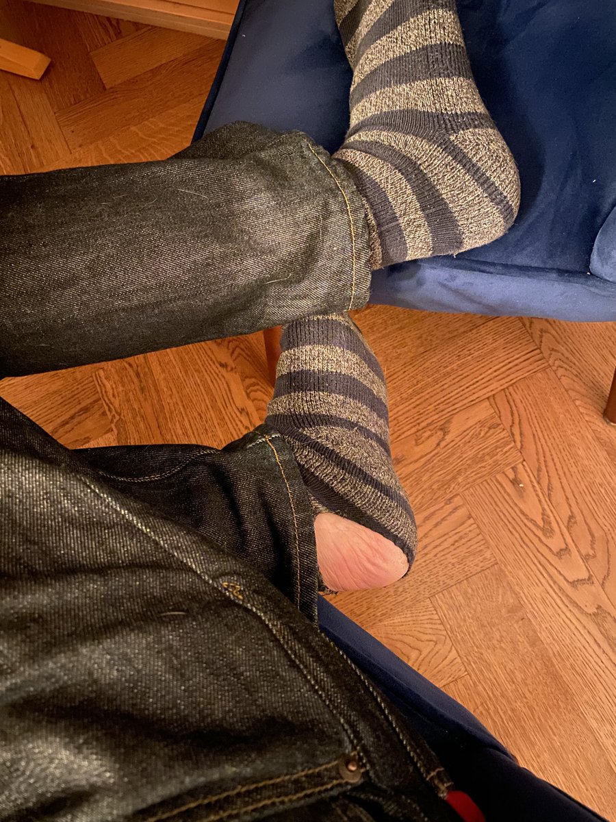 To top it all off I think I’ve got a small hole in my sock