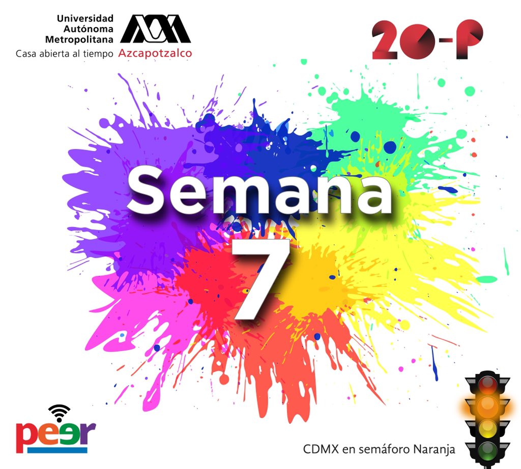 #Calendario #SomosUAMAzc #PEER20-P

Semana 7.