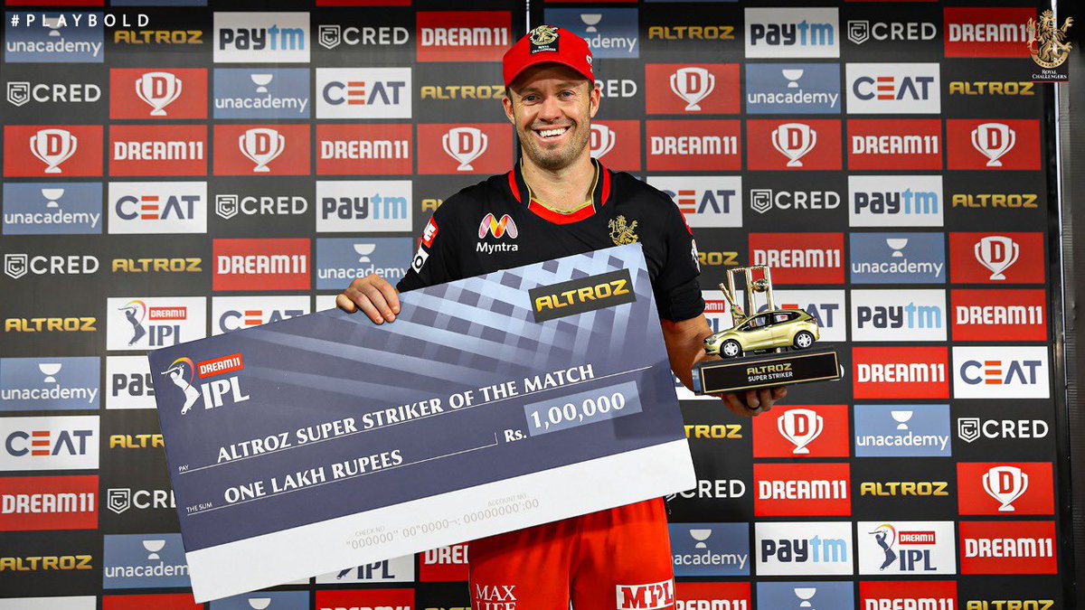 RCBTweets's tweet photo. Sweeping the ball during the game and all the awards after the game. 👏🏻👏🏻👏🏻 

#PlayBold #IPL2020 #WeAreChallengers #Dream11IPL #RCBvKKR https://t.co/yUI9KcU6p5