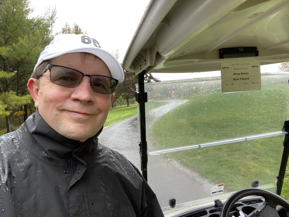 DougRouse1070's tweet image. It was a very wet day on the course and we only got in 9 holes.  However a big thank you goes out to @JG_Petrucci for supporting a @UCCFoundation scholarship for veterans &amp;amp; their families at @UCCweb.  #ImpactMade
