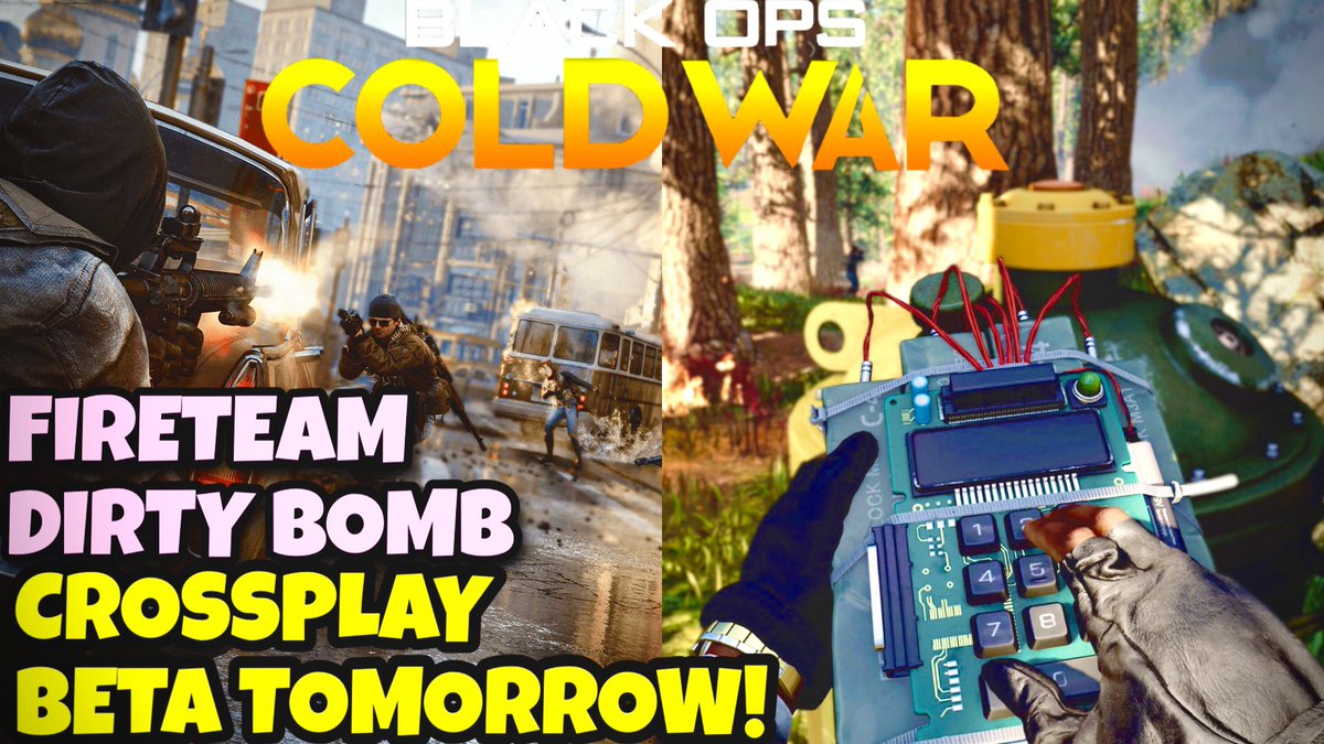 TheeEvolutionYT's tweet photo. NEW BLACK OPS OPS COLD WAR CROSSPLAY BETA TRAILER! (
PS4, XBOX & PC) https://t.co/Xw47931IEd #BlackOpsColdWarBeta #ColdWarBeta #BOCW #Cod2020 #Crossplaybeta #CallOfDutyBlackOpsColdWar #CallofDutyModernWarfare #Warzone https://t.co/GAIGsWmiA8
