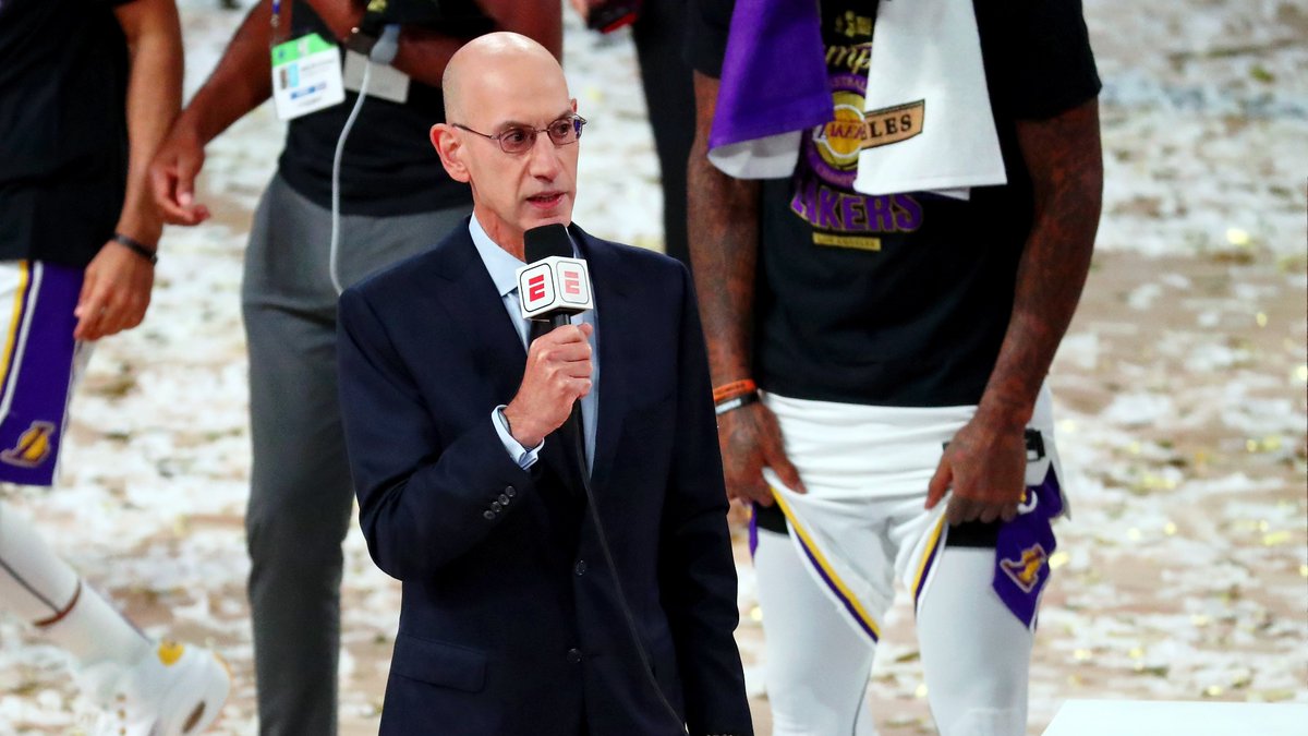 Adam Silver has informed league employees that they are all receiving a $1,000 bonus and four Fridays off beginning Oct. 30 as well as Thanksgiving week as a "thank you" for their work this season, per <a href="/ShamsCharania/">Shams Charania</a>.