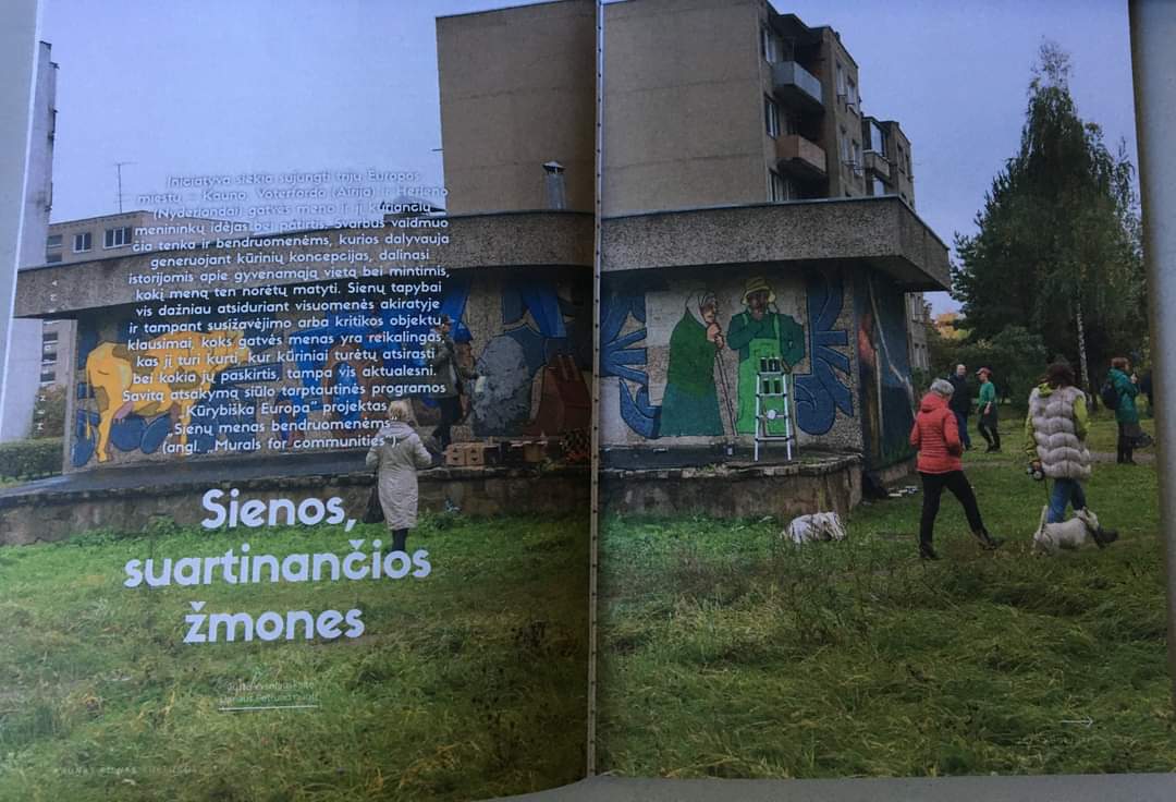 ForMurals's tweet photo. The August issue of the popular culture journal ‚Kaunas pilnas kultūros‘ was devoted to the topic of Street Art. https://t.co/Nndlvct8Dm