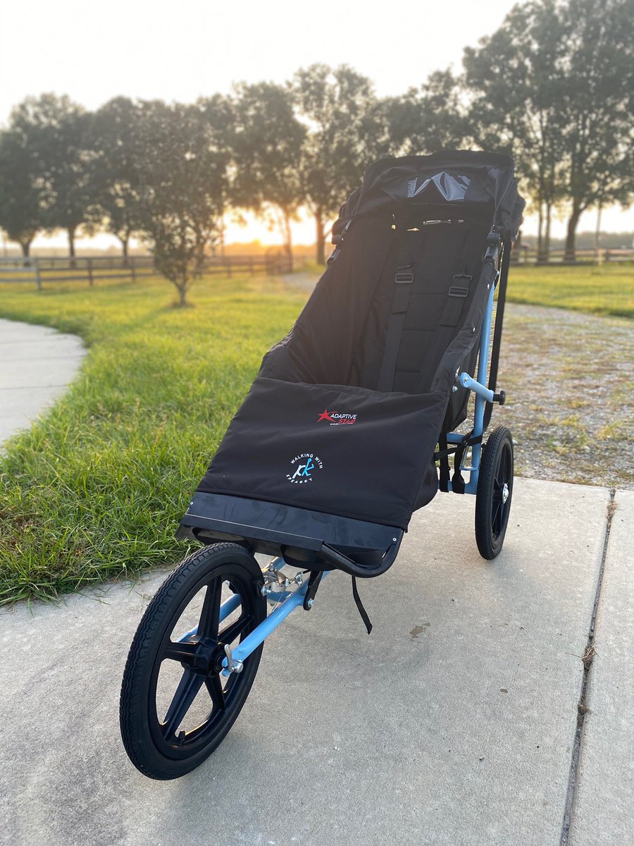 Huge thank you to <a href="/kpeasy1/">Kelly Paulk</a> and the Kyle Pease Foundation.  Brain cancer has taken away so many simple things from Lori Skipper, but with this chair she can once again experience the joy of running.