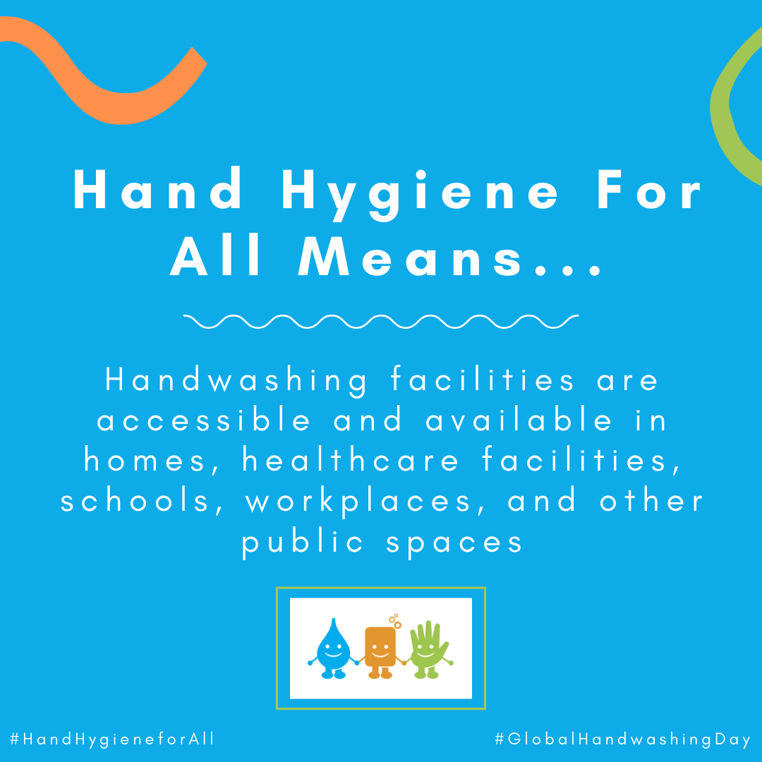 October 15 is Global Handwashing Day! It's a crucial time to increase awareness of handwashing properly with soap and completely drying your hands to prevent the spread of #disease. You can save lives by prioritizing hand #hygiene. Spread the word about #Global #Handwashing Day!