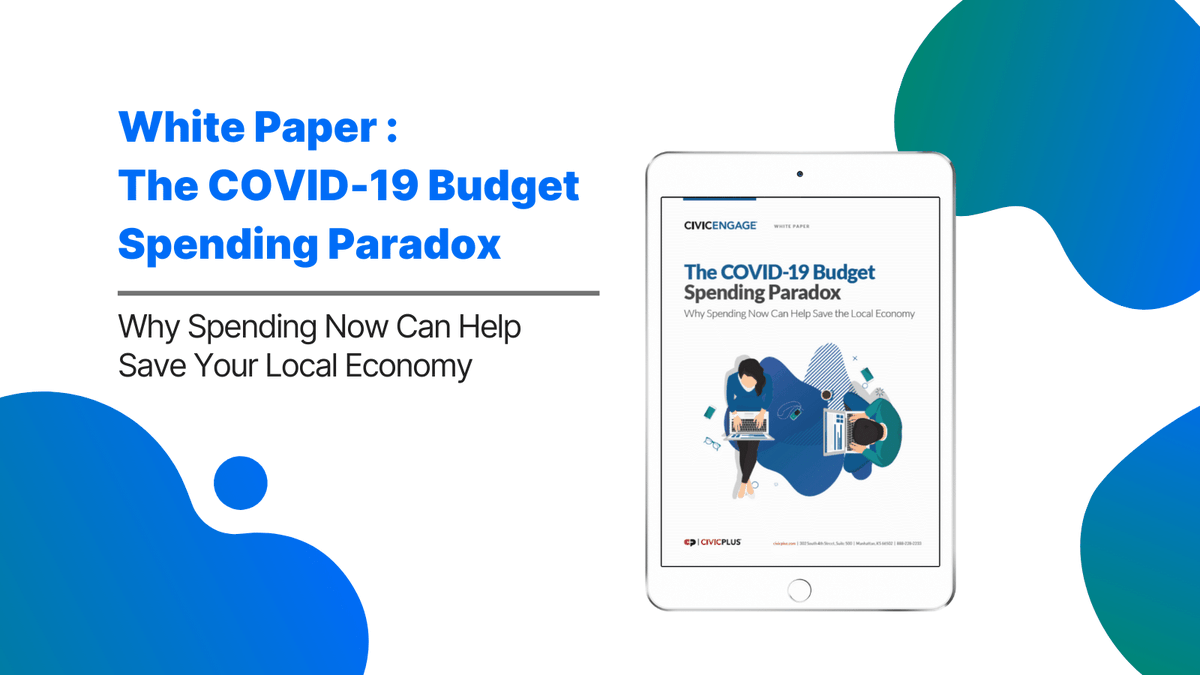 CivicPlus's tweet photo. This white paper analyzes the current state of local gov economies and demonstrates why admins can earn positive ROI by investing in modern tech.
https://t.co/TKyk3eg1yP
#govtech #smartcity #smartcounty https://t.co/eumuAHwCt8