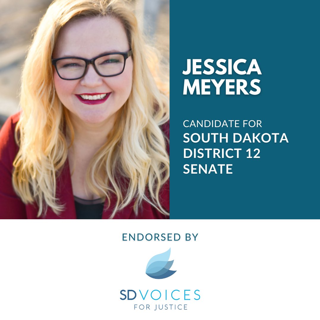Jessica Meyers for District 12 Senate  @jessicaforsd