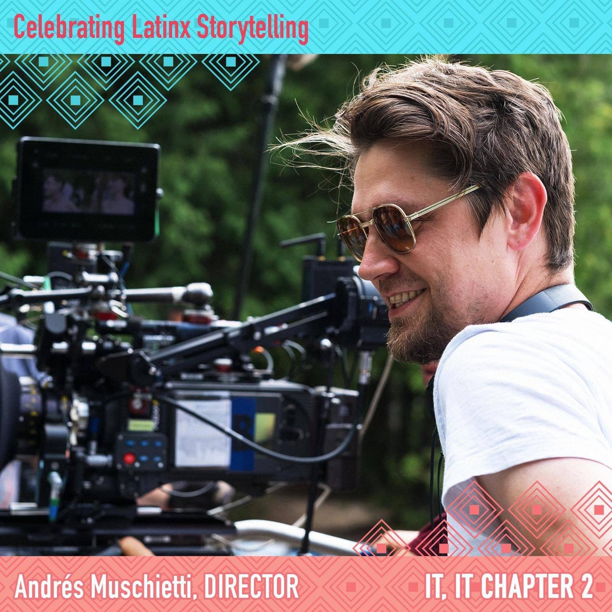 We are honored to celebrate Andy Muschietti and all the groundbreaking Latinx filmmakers who turn the imaginary into reality and encourage us to face our fears on the big screen.