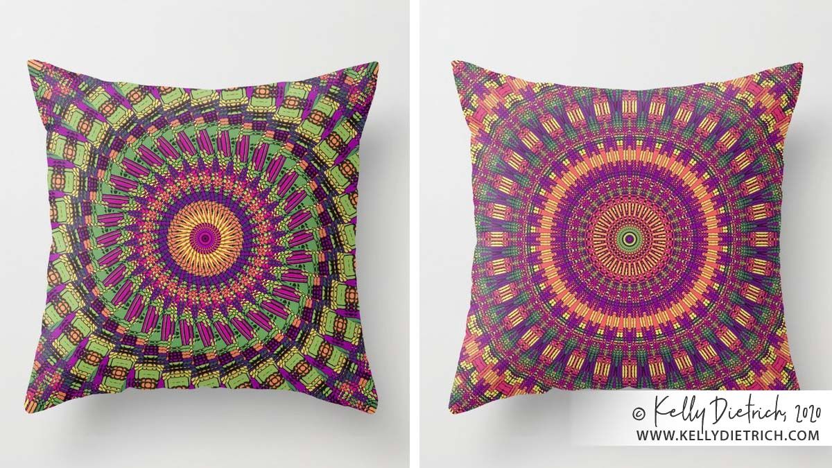 Two of my latest mandala designs, shown here on throw pillows — 30% off today in my Society6 shop » https://t.co/PlJ5I6KXG4
#mandalas #mandalaart #kaleidoscope #pillows #colorfulhome https://t.co/Lg65vY2Z4T