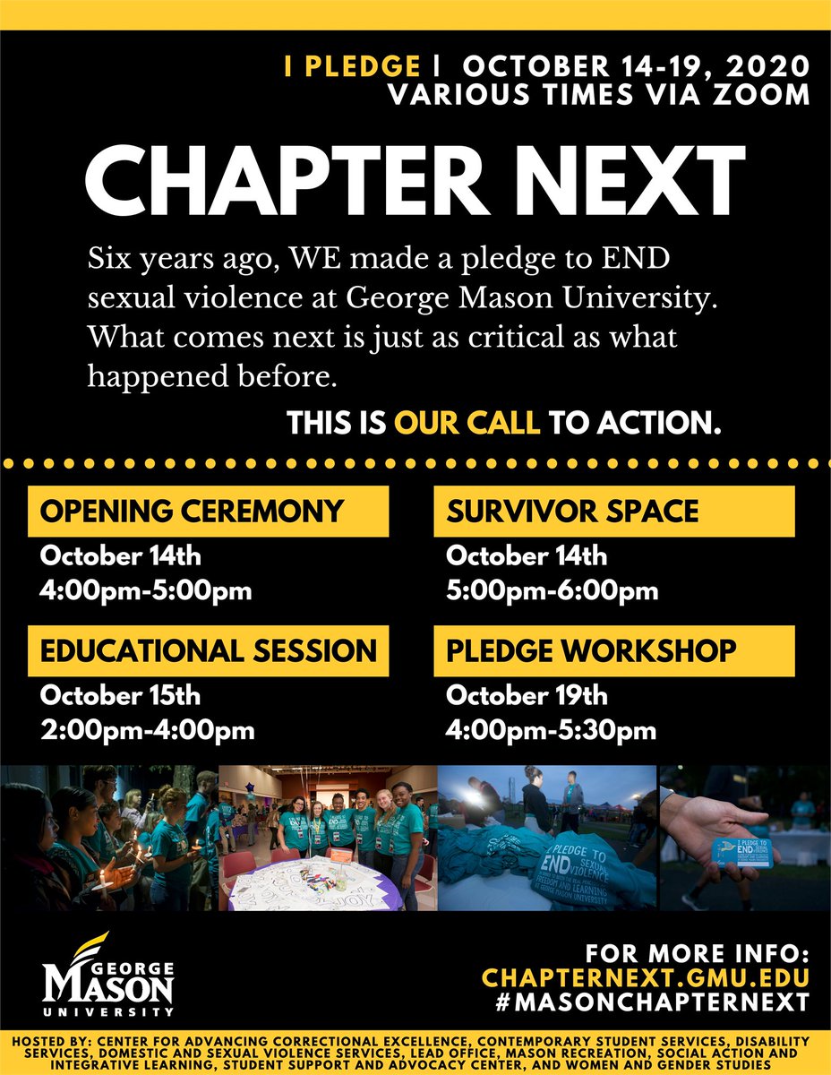 MasonStudentGov's tweet photo. Chapter Next is happening this week! Find out more here: https://t.co/y0eM5lykyc

#gmu #georgemasonu #ipledge #chapternext https://t.co/gWPlFk27vY