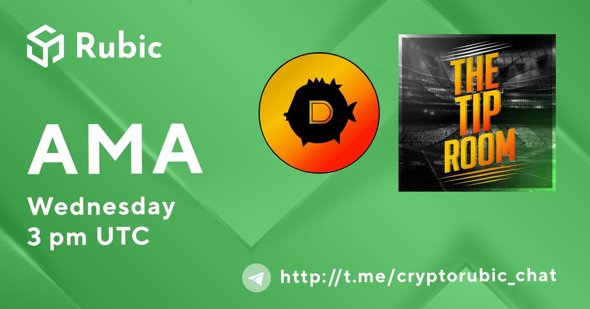 tippingroom's tweet photo. #WorldPremiere

@CryptoRubic #AMA in #TTR

Wednesday 3 PM UTC 
https://t.co/SC2cPIOXAz 

Let us know your #ttrstyle questions here in the comments! 

Surprise the $RBC team with good questions and there could be some surprises for #YOU! https://t.co/HlcVstUOFe