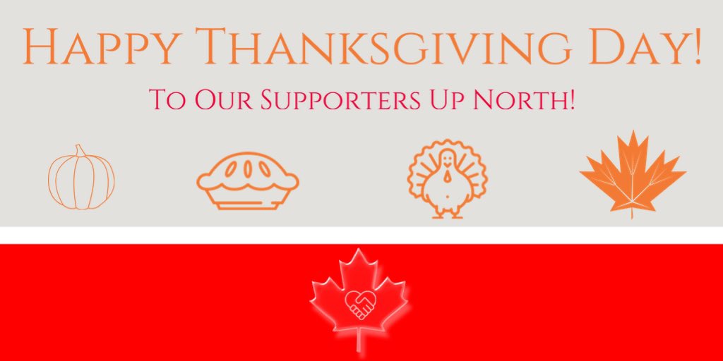 CJLFoundation's tweet photo. Happy Thanksgiving to our supporters up North! 🇨🇦 

#belikeconor https://t.co/FfOtXbGlgb