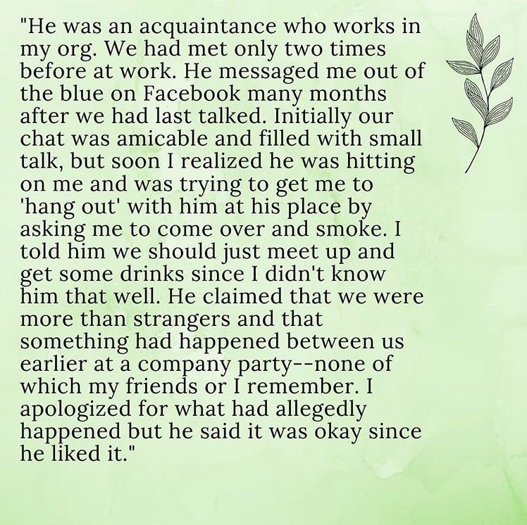 metootech1's tweet photo. “He made me feel small like I had done something wrong even though I wasn’t at fault for anything. He was so hurt that I rejected his advances so he decided to tear me down any way he could.” https://t.co/G3IYYn36cK