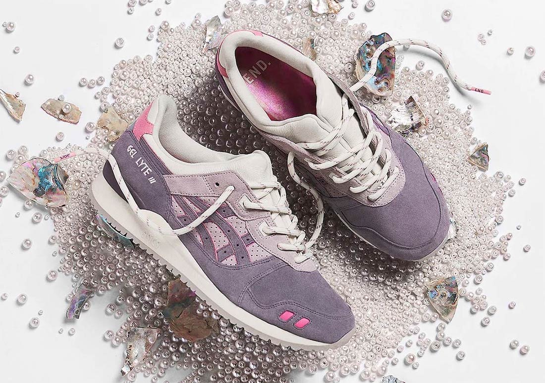 nicekicks's tweet photo. The END x ASICS Gel Lyte III “Pearl” drops October 26. 🗓 🦪 https://t.co/Ny035RWWdT