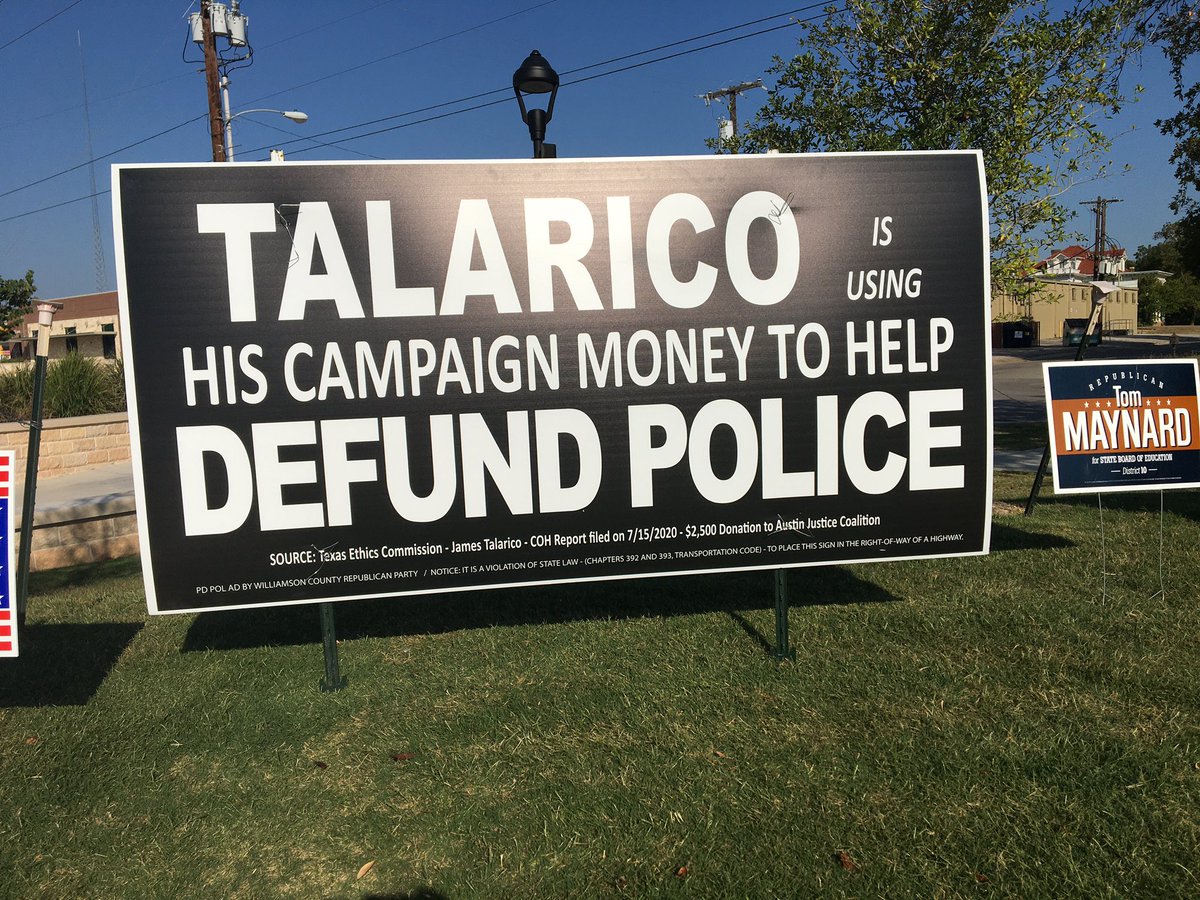 THREADWith 24 hours before voting starts, my opponent put up these signs at voting sites across our district.This is what our politics has become under Donald Trump. Division, lies, and fear. The goal is to make us so afraid that we can’t see or hear each other.