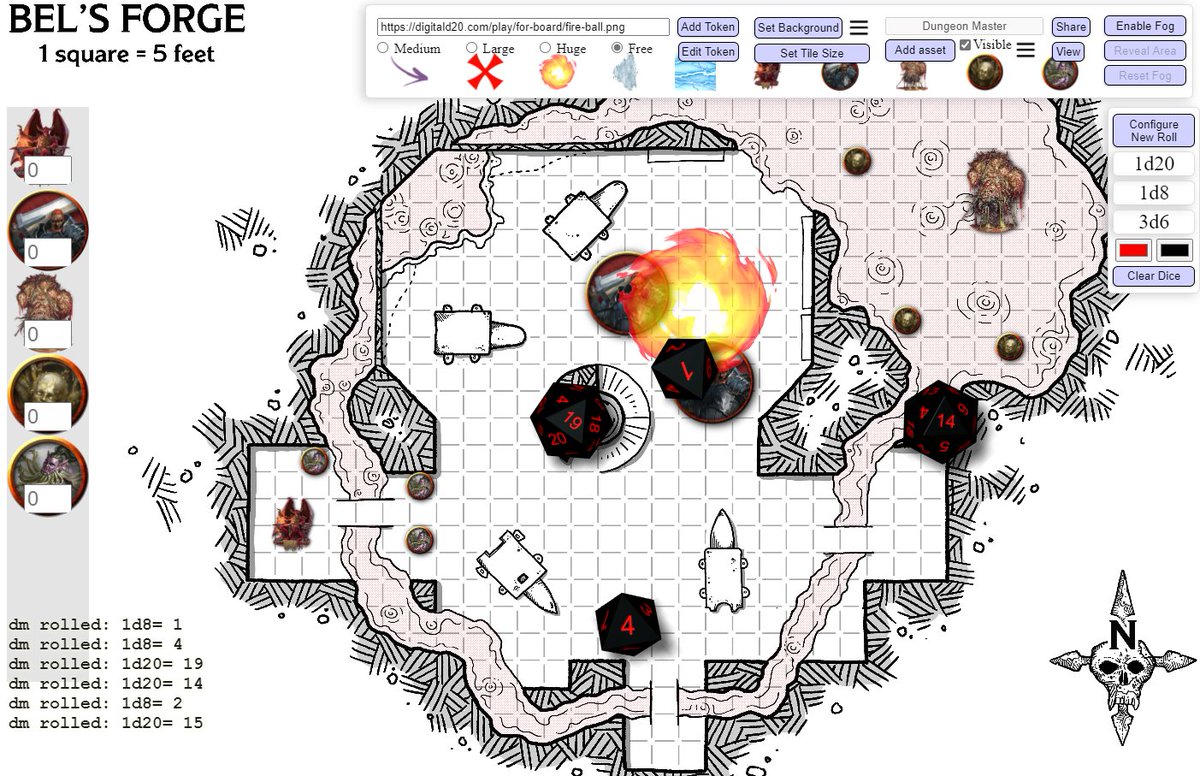 digitald20's tweet image. Baldur's Gate descent into avernus examples added!
No login just one click aweson VTT board.digitald20.com