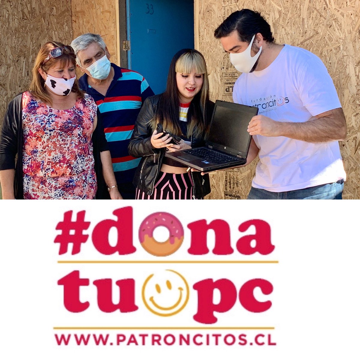 FundPatroncitos's tweet photo. Hoy, en la Toma Violeta Parra de Cerro Navia, le regalamos un notebook a Catalina, 3o Medio promedio 6,5 !!! Para que pueda seguir estudiando y dibujándose un futuro !!  #DONATUPC !! @FundPatroncitos #fundacionpatroncitos #patroncitos #donacion #solidaridad #oportunidad https://t.co/NIboeJY7x4