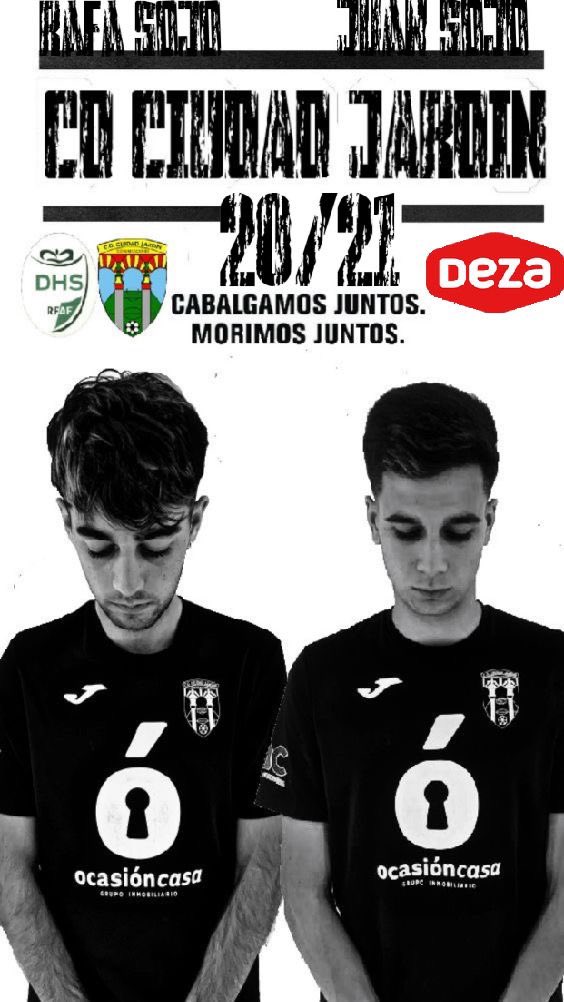 Hoy anunciamos la renovacion de <a href="/rafita_sojo_98/">rafitasojo</a> , clase y talento formado en nuestra cantera  sera uno de nuestros guerreros!!!
Y tambien de la familia Sojo incorporamos a la primera plantilla a <a href="/juanitosojo/">Juanito Sojo</a> . Informacion ofreciada por Deza Calidad