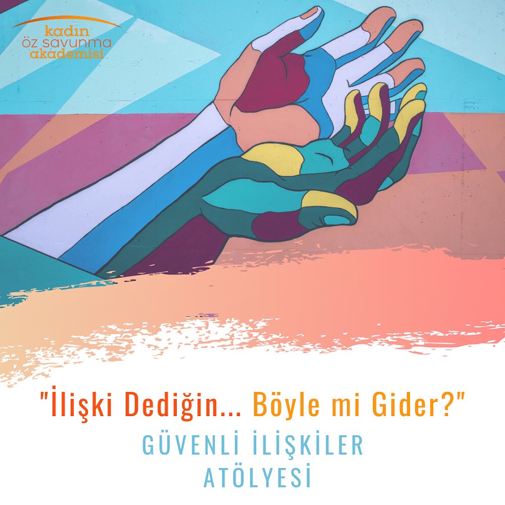 kadinozsavunma's tweet photo. 17 Ekim Cumartesi günü  gerçekleştireceğimiz “İlişki Dediğin… Böyle Mi Gider?” isimli Güvenli İlişkiler Atölyesi’ne davetlisiniz!

Başvuru formu:
  
https://t.co/aRWLN5ghwv

#birliktegüçleniyoruz #güvenliişkiler https://t.co/RwC3mSTxVL
