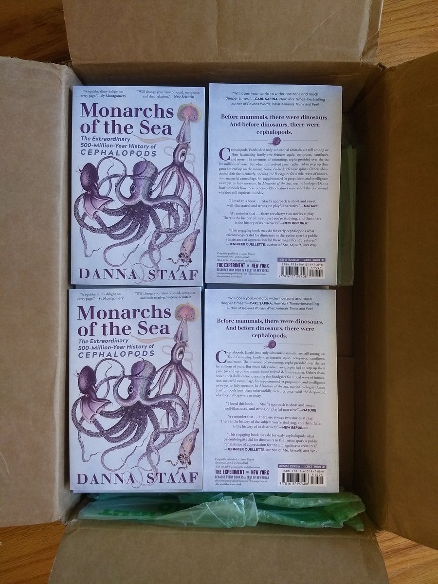 DannaStaaf's tweet image. I’m celebrating the grand fossil finale of #CephalopodAwarenessDays with a #BookGiveaway and #ArtGiveaway thx to @experimentbooks @franzanth!

(1) 1st prize: signed book and poster
(2) 2nd prizes: signed book and sticker

Like &amp;amp; RT this post to enter! Ends 11:59 am PST 10/13.