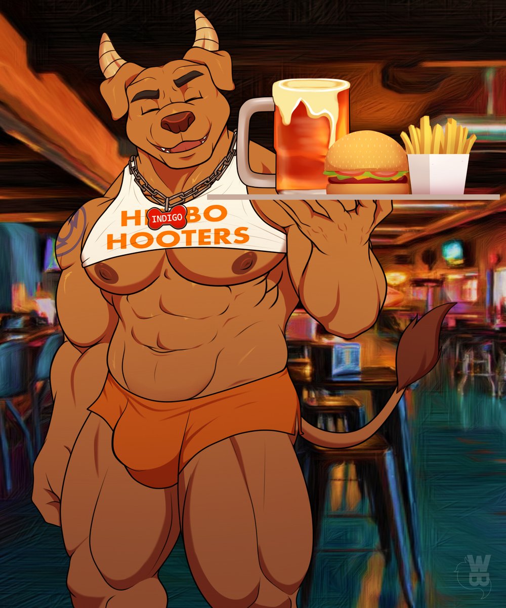 Enjoy some more Himbo Hooters featuring Indigo the bullpup. 