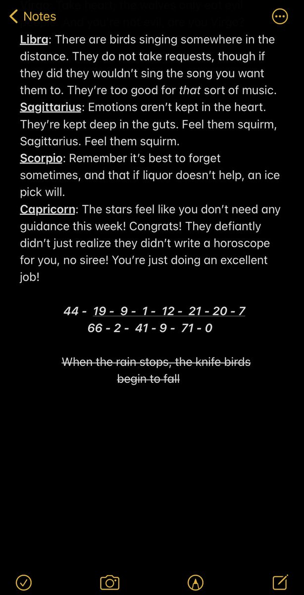 NotesHoroscope's tweet image. Horoscopes for the week of October 12th