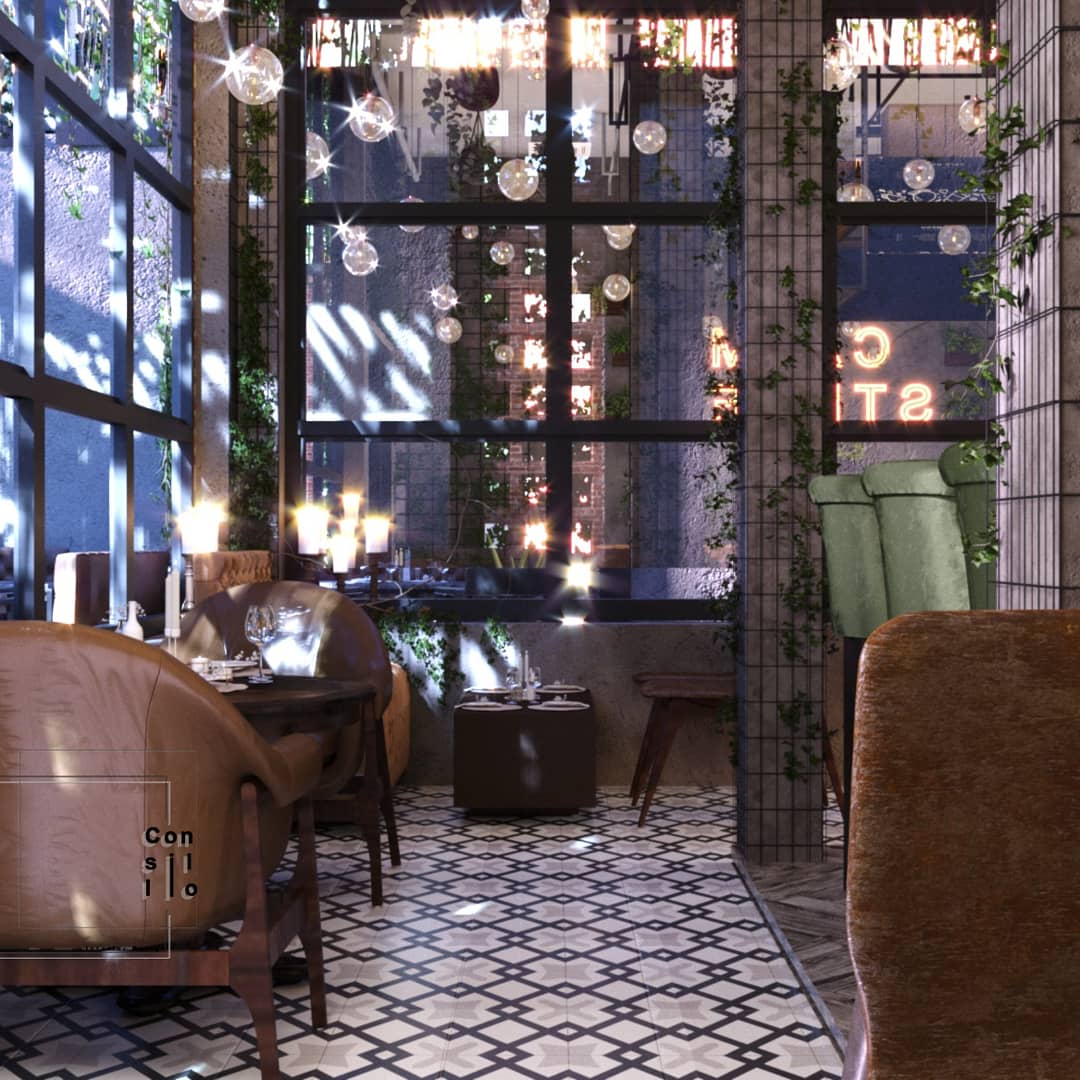 ConsilioDesign's tweet photo. 🌟 Calm street cafe 🌟
Bio: low-cost project using only local materials suitable for sudan environment. 👌🏼
#interiordesign #interiordesigner #3dax #3d #coronarender #3dsmaxcorona #3dsmaxcoronarenderer #interior #modrendesign #cafedesign #industrial #consilio https://t.co/Aa1z4L7B2w