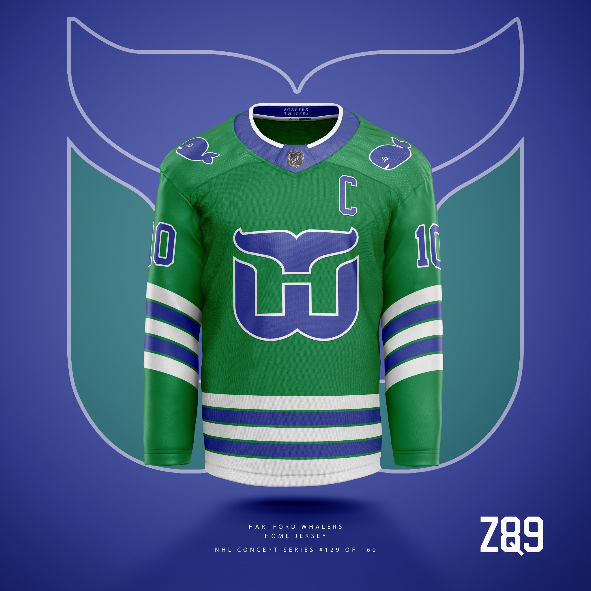 hartford whalers concept jersey