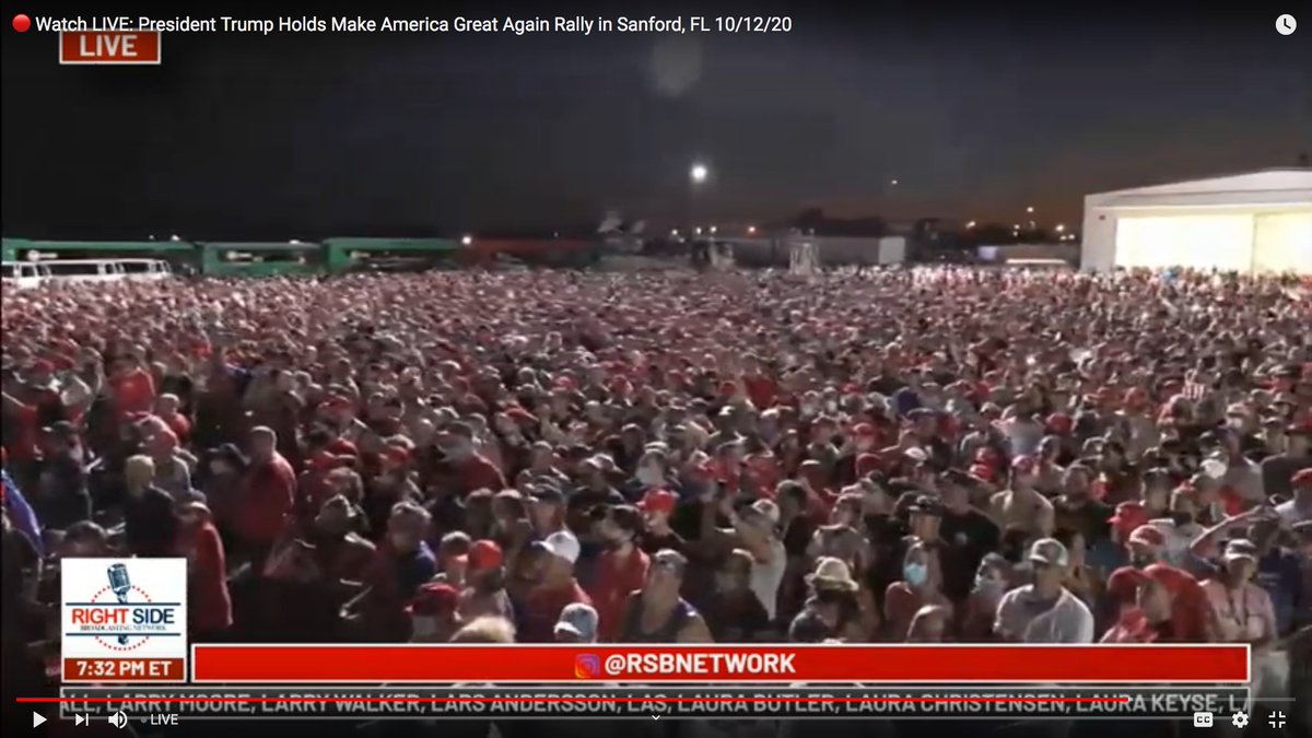 THREAD @realDonaldTrump drew this crowd in Florida.NOT a swing state.