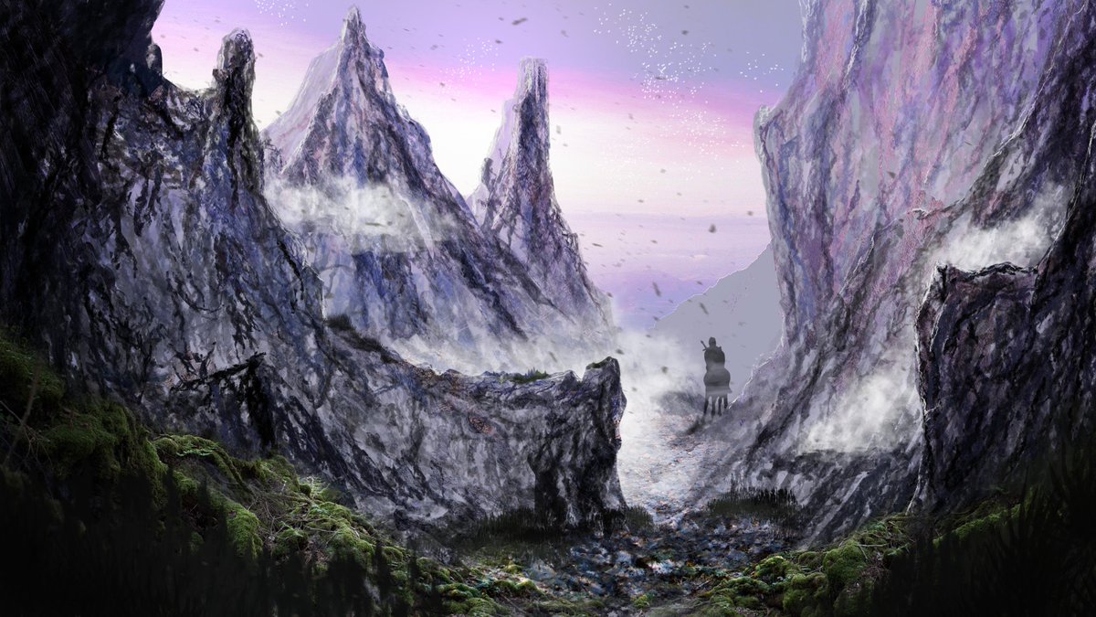 PyandoneaTeam's tweet photo. Here is a peek at our concept art for the Rhosfori Mistlands. The great peaks of Pyandonea are shrouded in thick clouds of mist, concealing the alien jungles that cling to the mountainside. https://t.co/yJmcYP0tpt