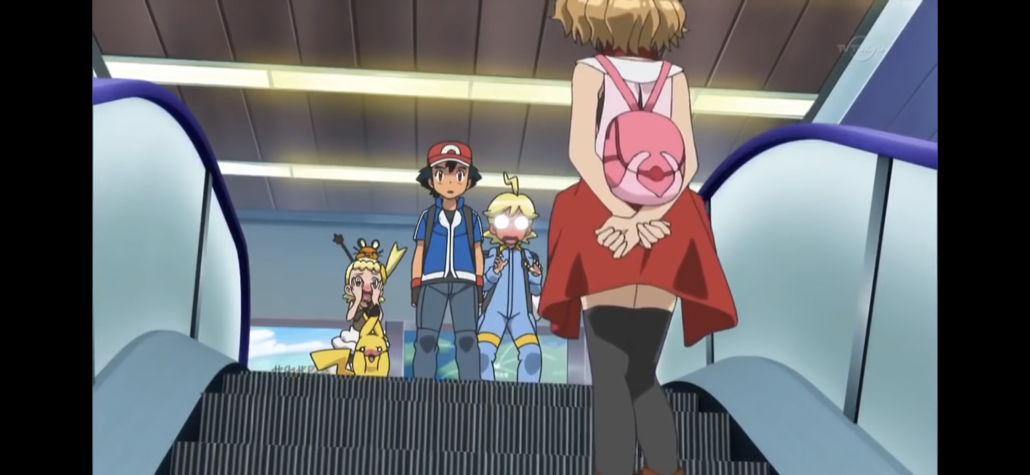 たいちょーオル ポケモンxy7周年 でセレナのキスシーン考察が話題ですが それに対してカノンのキスシーンのボクの 考察 セレナの時はピカチュウは真っ赤になってるけど カノンの時は腕組んで なるほど みたいなピカチュウ これ 同じポケモン