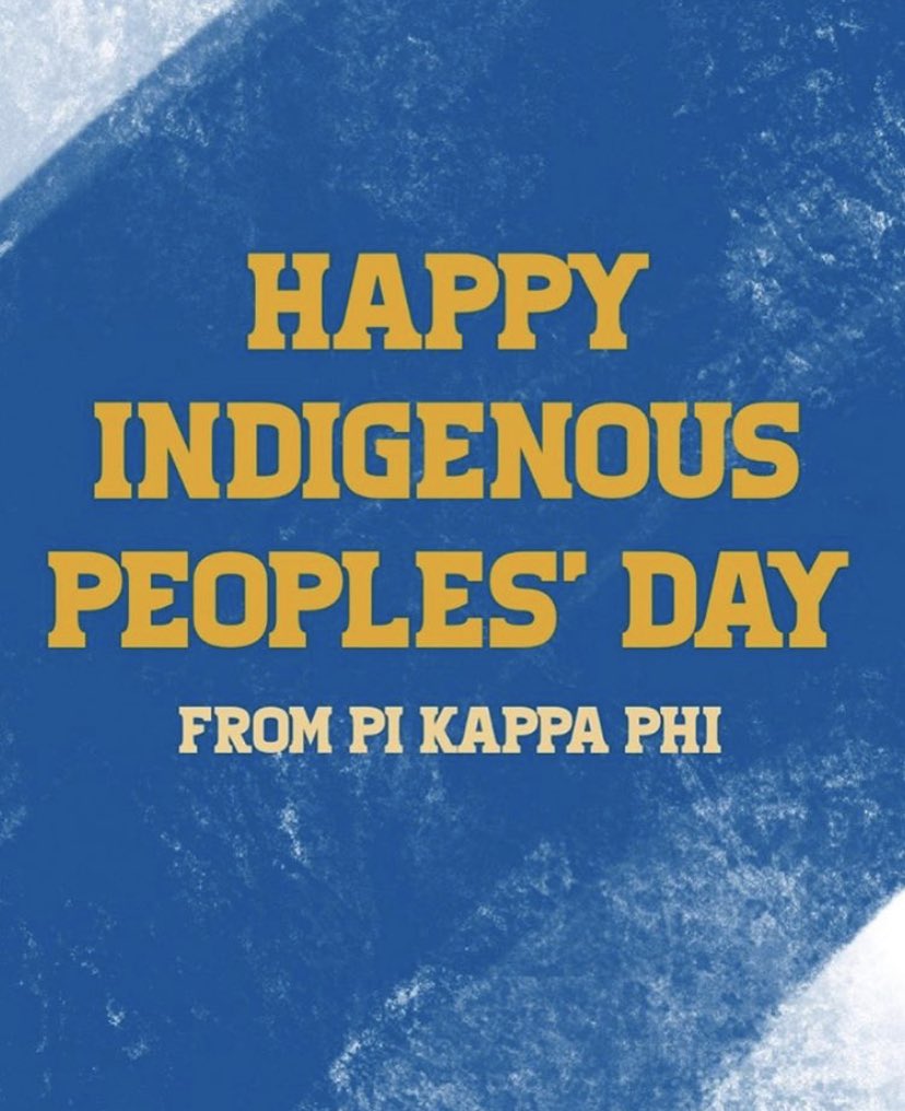 airhasiescardo's tweet photo. Happy Indigenous Peoples’ Day! @pikappaphi @pikapppride #IndigenousPeoplesDay #ODH #LifeInMinny #JustTheNextChapterInMyLife #HasiAganistTheWorld https://t.co/QkQsBrv4mO