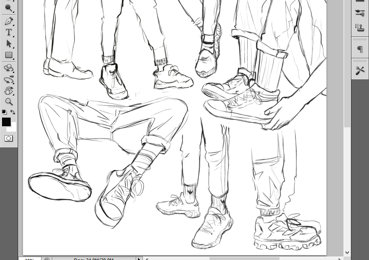 some shoes studies from pinterest bc i literally want to cry everytime i draw them 