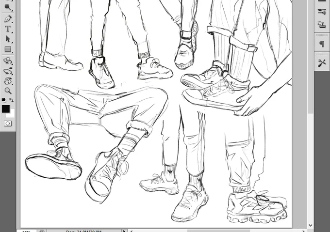some shoes studies from pinterest bc i literally want to cry everytime i draw them 