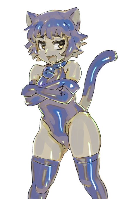 これは私服だから何も恥ずかしくないと言い張る猫耳っ娘 