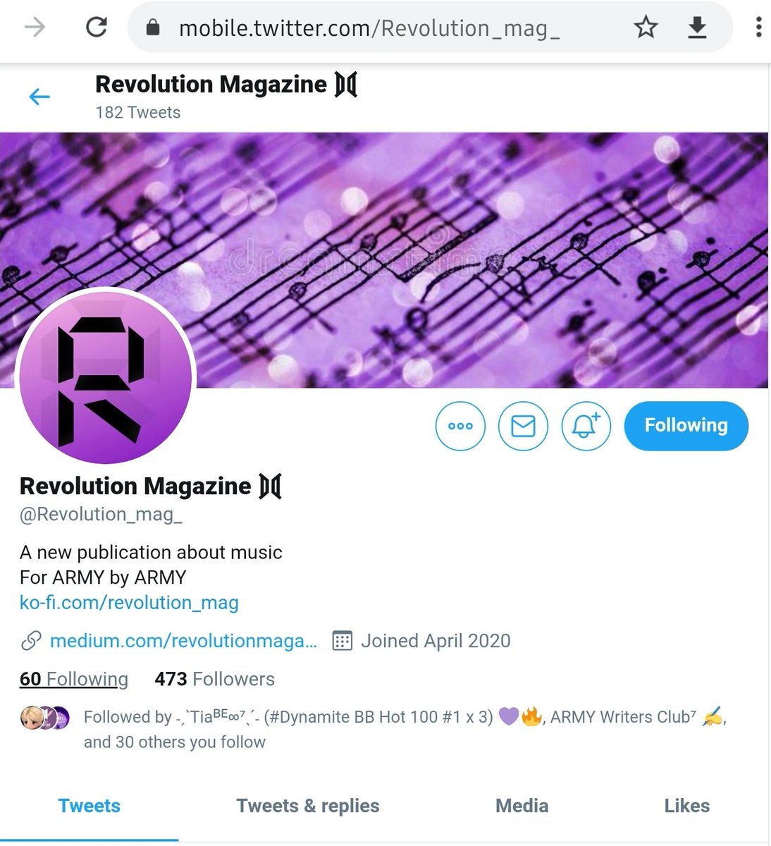 Want to practice the new language you just learned? -  @army_lingua Got the writing bug? -  @ARMYWritersClub What about a Music Magazine dedicated to BTS and ARMY? -  @Revolution_mag_Can't get enough of BTS content? -  @BorasaekVision  #BTSARMY  @BTS_twt