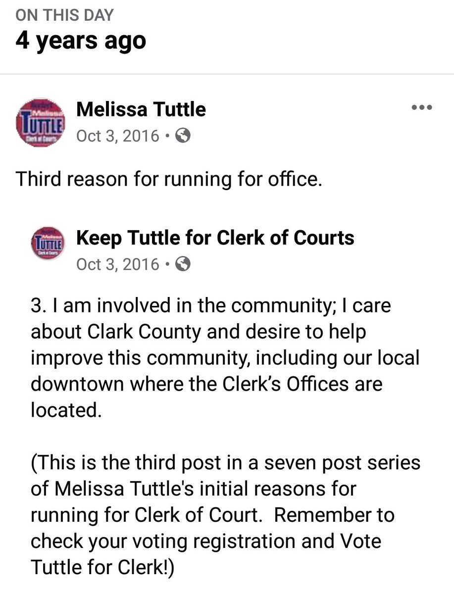 ElectTuttle's tweet image. I love #SpringfieldOh and want to make #clarkcountyohio better. #keeptuttleclerk #clerktuttle #votetuttle #reelecttuttle
