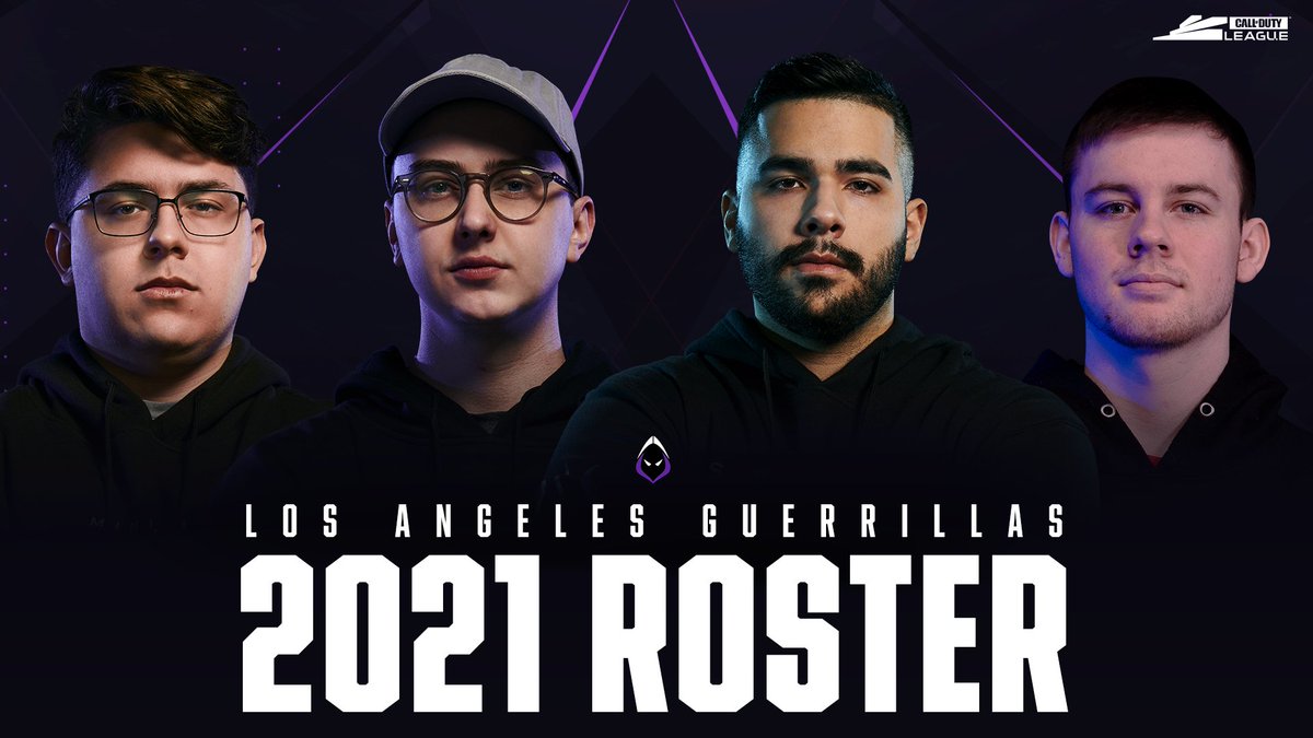 Heading to Los Angeles: @LAGuerrillas have announced their official roster for the #BlackOpsColdWar season.
@Assault
@silly702
@Apathy_BZ
@VividTheWarrior https://t.co/vTq30G00sL