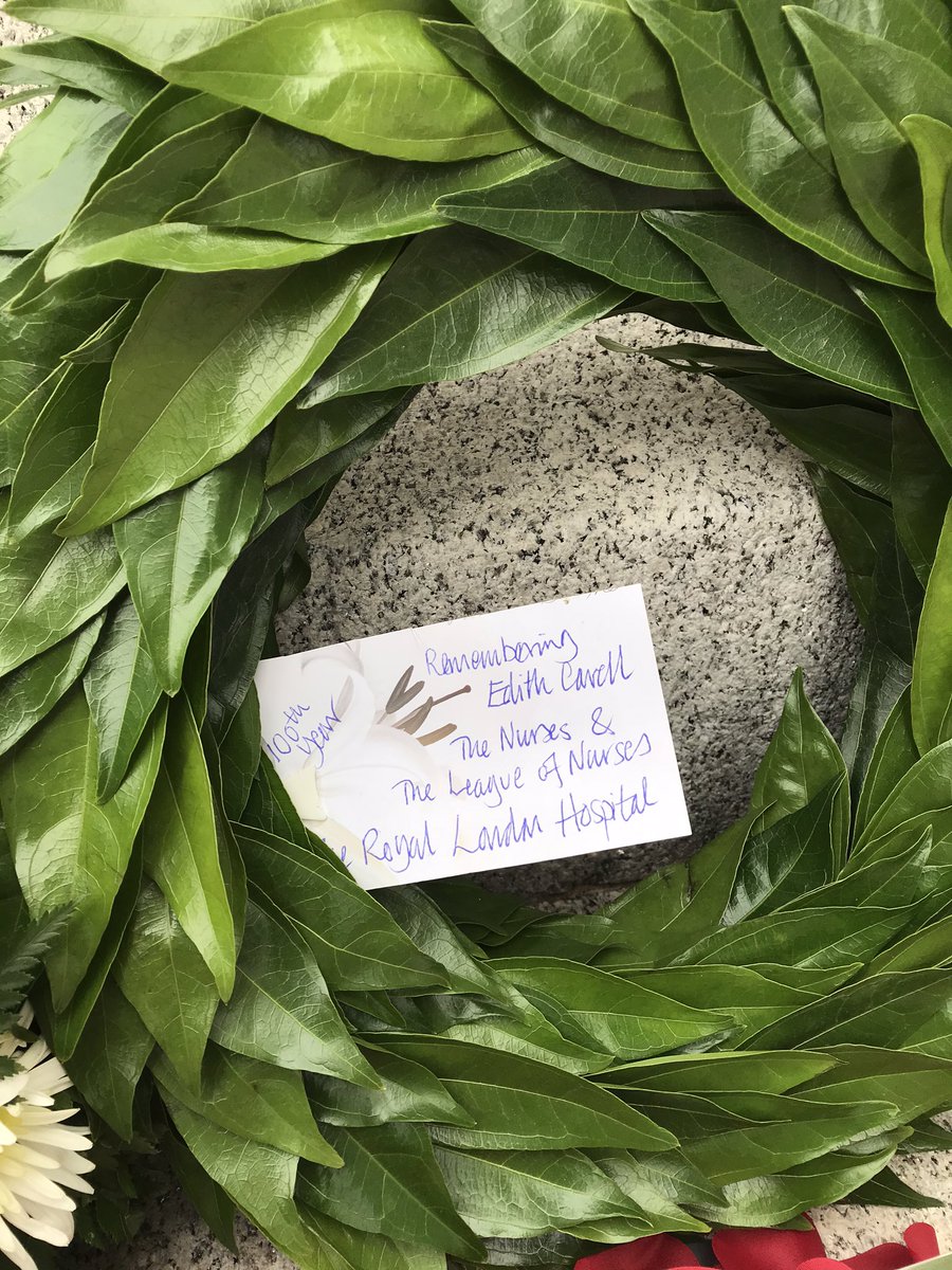 Tosh (@toshden17) on Twitter photo Edith Cavell wreath with special message from nurses & league of nurses of Royal London. <a href="/Rosamund1010/">Rosamund Butterfield</a> <a href="/CAlexanderNHS/">Caroline Alexander</a> <a href="/A_WilliamsNHS/">Dame Alwen Williams</a> <a href="/NHSBartsHealth/">Barts Health</a> Edith Cavell wreath with special message from nurses & league of nurses of Royal London. <a href="/Rosamund1010/">Rosamund Butterfield</a> <a href="/CAlexanderNHS/">Caroline Alexander</a> <a href="/A_WilliamsNHS/">Dame Alwen Williams</a> <a href="/NHSBartsHealth/">Barts Health</a>