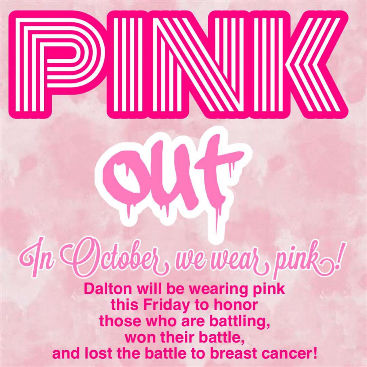 CatamountSect's tweet image. Friday nights theme is pink out!!! Dress out in support of Breast Cancer awareness!!!!