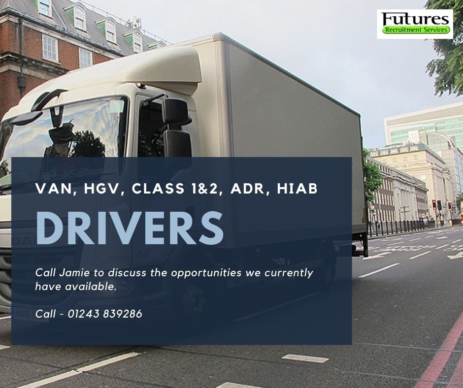 Futuresrs's tweet image. Futures Recruitment Services are actively seeking drivers to join the team.
#drivers #driving #class1 #class2 #HIAB #chichester #bognor #westsussex #hampshire #recruitment #ukrecruitment #nationalagency #recruiter #recruiterlife