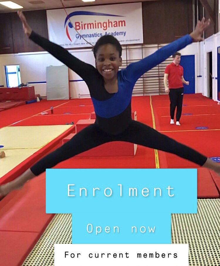 BirminghamGym's tweet photo. Enrolment is open for the new term (9th nov- 14th feb) for current members! Our current members have two weeks of priority booking so make sure your little one doesn’t miss out!
Enrol here: https://t.co/BDFz5uSx0v https://t.co/aPPbuKnznU