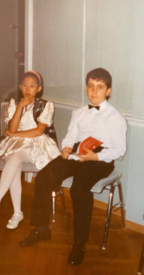 YujaWang's tweet image. Two very stylish and serious musicians in 1998. 
#embraceyourinnernerd @igorpianist 🤓🎹 🤍🖤